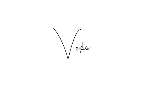 Use a signature maker to create a handwritten signature online. With this signature software, you can design (Andilay-7BmLP) your own signature for name Velda. Velda signature style 4 images and pictures png