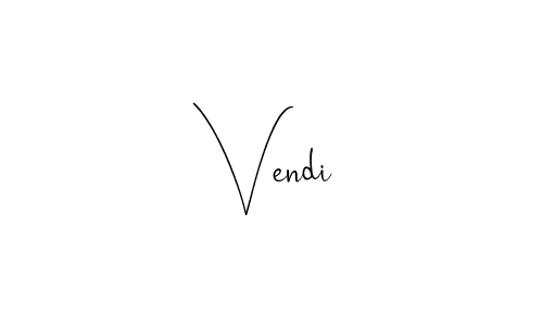 Make a beautiful signature design for name Vendi. Use this online signature maker to create a handwritten signature for free. Vendi signature style 4 images and pictures png