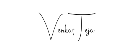 Upgrade your professional image with Venkat Teja signature created with Andilay-7BmLP font. Fast, free, and watermark-free download. Venkat Teja signature style 4 images and pictures png