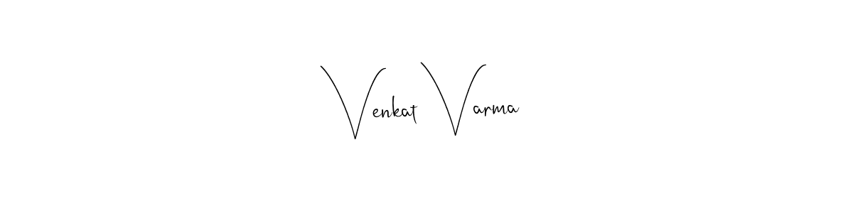 How to make Venkat Varma signature? Andilay-7BmLP is a professional autograph style. Create handwritten signature for Venkat Varma name. Venkat Varma signature style 4 images and pictures png