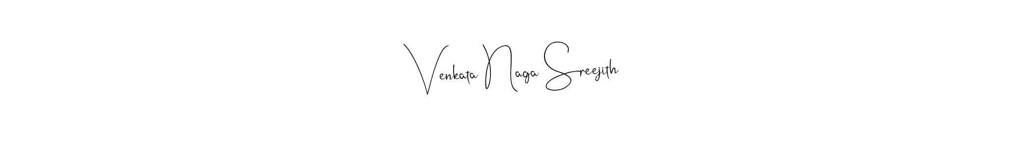 Create a beautiful signature design for name Venkata Naga Sreejith. With this signature (Andilay-7BmLP) fonts, you can make a handwritten signature for free. Venkata Naga Sreejith signature style 4 images and pictures png