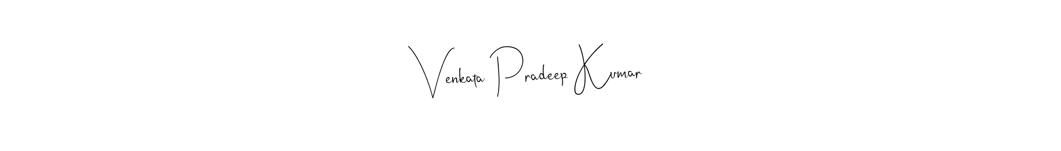 Make a beautiful signature design for name Venkata Pradeep Kumar. Use this online signature maker to create a handwritten signature for free. Venkata Pradeep Kumar signature style 4 images and pictures png