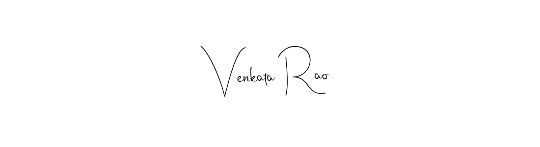 It looks lik you need a new signature style for name Venkata Rao. Design unique handwritten (Andilay-7BmLP) signature with our free signature maker in just a few clicks. Venkata Rao signature style 4 images and pictures png