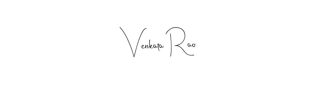 if you are searching for the best signature style for your name Venkata Rao. so please give up your signature search. here we have designed multiple signature styles  using Andilay-7BmLP. Venkata Rao signature style 4 images and pictures png