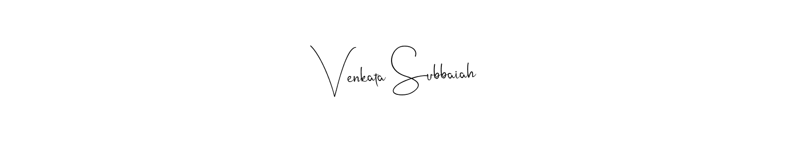 Once you've used our free online signature maker to create your best signature Andilay-7BmLP style, it's time to enjoy all of the benefits that Venkata Subbaiah name signing documents. Venkata Subbaiah signature style 4 images and pictures png