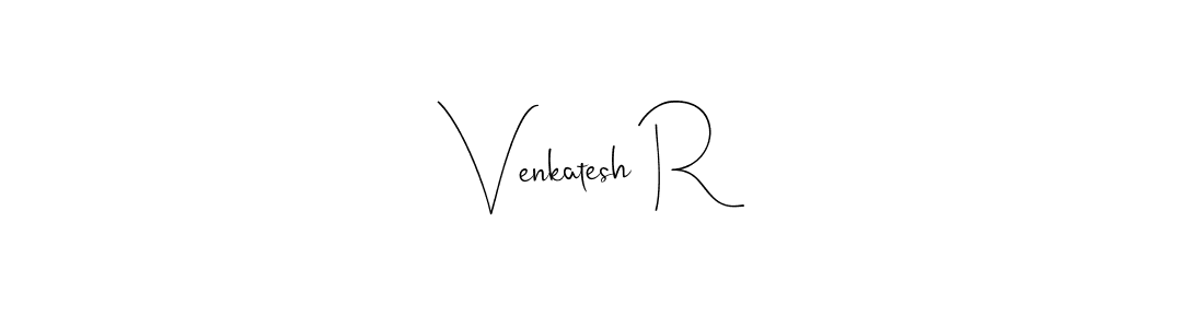 Use a signature maker to create a handwritten signature online. With this signature software, you can design (Andilay-7BmLP) your own signature for name Venkatesh R. Venkatesh R signature style 4 images and pictures png