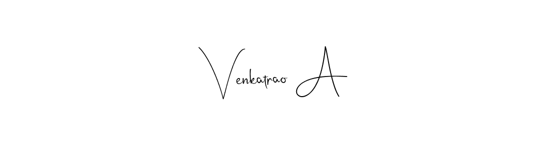 This is the best signature style for the Venkatrao A name. Also you like these signature font (Andilay-7BmLP). Mix name signature. Venkatrao A signature style 4 images and pictures png