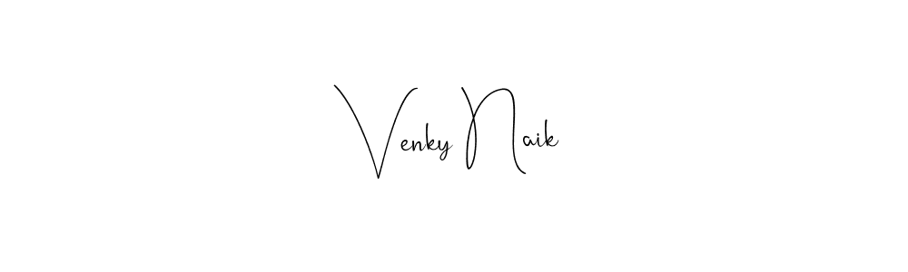 How to make Venky Naik signature? Andilay-7BmLP is a professional autograph style. Create handwritten signature for Venky Naik name. Venky Naik signature style 4 images and pictures png