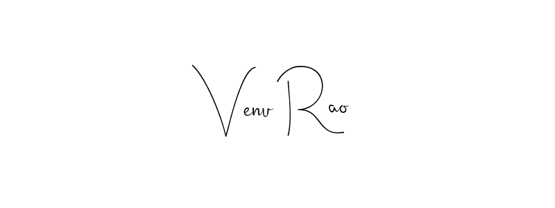 You should practise on your own different ways (Andilay-7BmLP) to write your name (Venu Rao) in signature. don't let someone else do it for you. Venu Rao signature style 4 images and pictures png