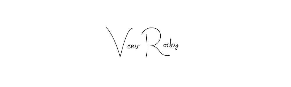The best way (Andilay-7BmLP) to make a short signature is to pick only two or three words in your name. The name Venu Rocky include a total of six letters. For converting this name. Venu Rocky signature style 4 images and pictures png