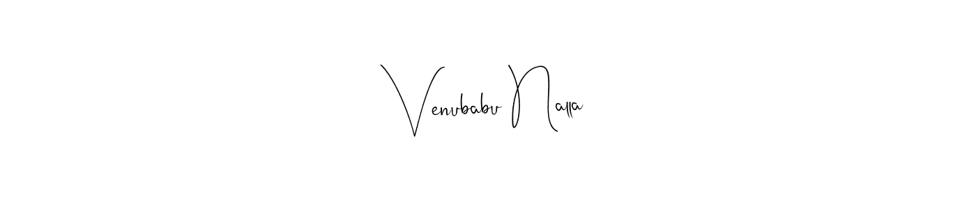 Once you've used our free online signature maker to create your best signature Andilay-7BmLP style, it's time to enjoy all of the benefits that Venubabu Nalla name signing documents. Venubabu Nalla signature style 4 images and pictures png
