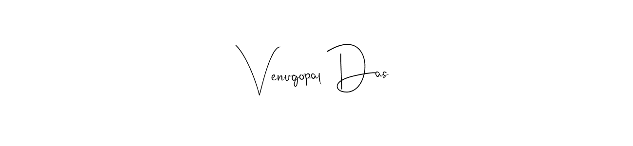 Create a beautiful signature design for name Venugopal Das. With this signature (Andilay-7BmLP) fonts, you can make a handwritten signature for free. Venugopal Das signature style 4 images and pictures png