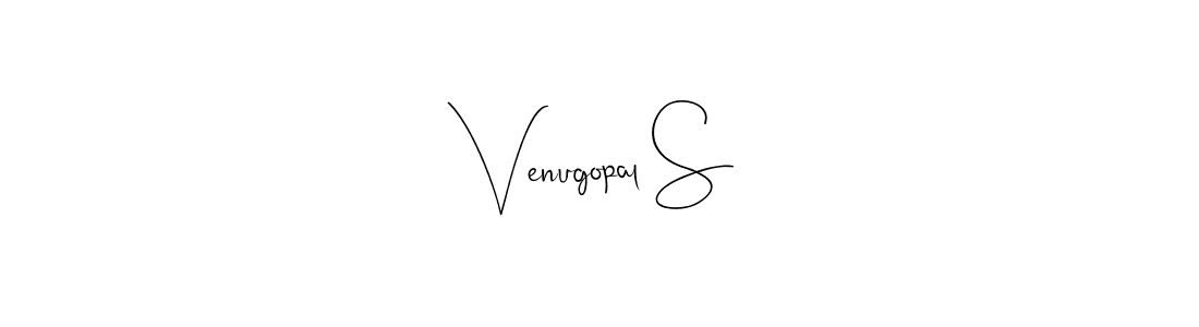 Make a beautiful signature design for name Venugopal S. Use this online signature maker to create a handwritten signature for free. Venugopal S signature style 4 images and pictures png