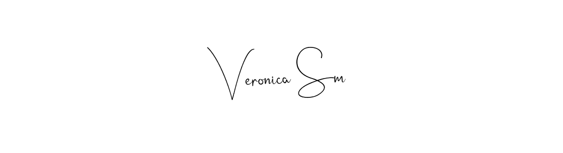 Also You can easily find your signature by using the search form. We will create Veronica Sm name handwritten signature images for you free of cost using Andilay-7BmLP sign style. Veronica Sm signature style 4 images and pictures png