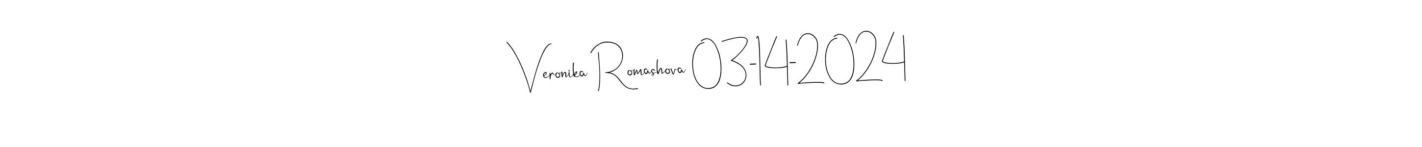 You can use this online signature creator to create a handwritten signature for the name Veronika Romashova 03-14-2024. This is the best online autograph maker. Veronika Romashova 03-14-2024 signature style 4 images and pictures png