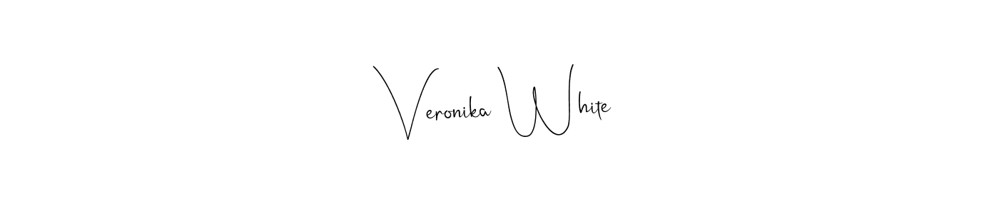 How to make Veronika White signature? Andilay-7BmLP is a professional autograph style. Create handwritten signature for Veronika White name. Veronika White signature style 4 images and pictures png