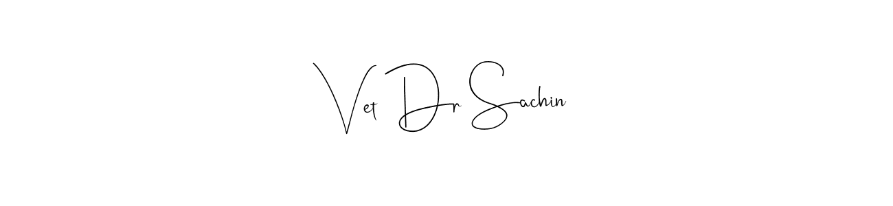 You can use this online signature creator to create a handwritten signature for the name Vet Dr Sachin. This is the best online autograph maker. Vet Dr Sachin signature style 4 images and pictures png