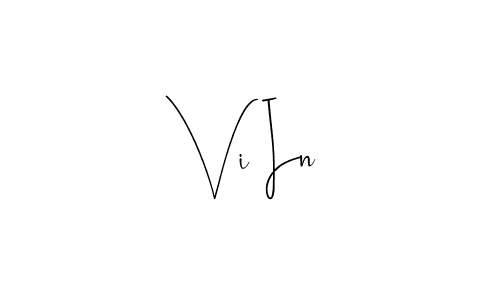 Design your own signature with our free online signature maker. With this signature software, you can create a handwritten (Andilay-7BmLP) signature for name Vi In. Vi In signature style 4 images and pictures png