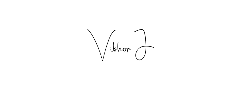 Best and Professional Signature Style for Vibhor J. Andilay-7BmLP Best Signature Style Collection. Vibhor J signature style 4 images and pictures png