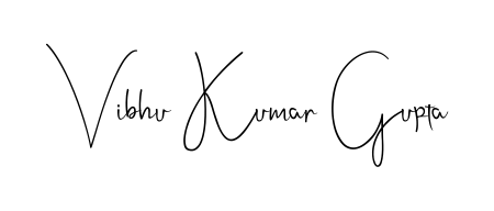 Make a beautiful signature design for name Vibhu Kumar Gupta. With this signature (Andilay-7BmLP) style, you can create a handwritten signature for free. Vibhu Kumar Gupta signature style 4 images and pictures png