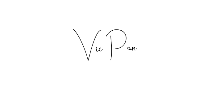 You can use this online signature creator to create a handwritten signature for the name Vic Pan. This is the best online autograph maker. Vic Pan signature style 4 images and pictures png