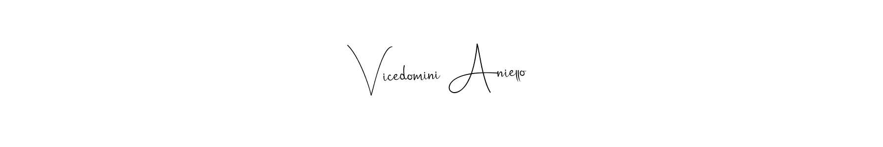 Also You can easily find your signature by using the search form. We will create Vicedomini Aniello name handwritten signature images for you free of cost using Andilay-7BmLP sign style. Vicedomini Aniello signature style 4 images and pictures png