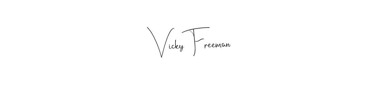 Check out images of Autograph of Vicky Freeman name. Actor Vicky Freeman Signature Style. Andilay-7BmLP is a professional sign style online. Vicky Freeman signature style 4 images and pictures png