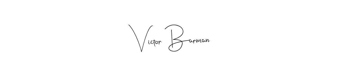 Also You can easily find your signature by using the search form. We will create Victor Barman name handwritten signature images for you free of cost using Andilay-7BmLP sign style. Victor Barman signature style 4 images and pictures png