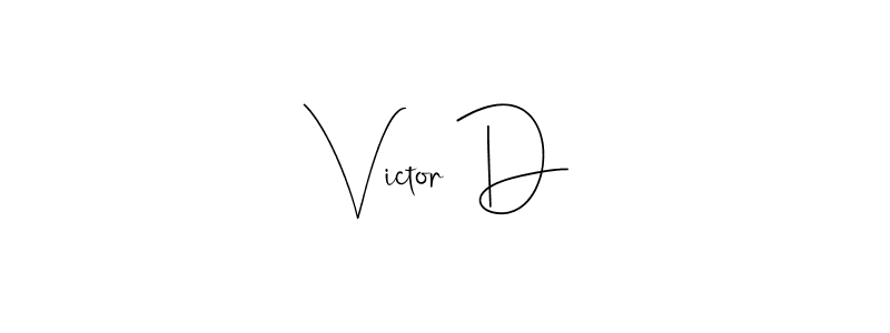 How to Draw Victor D signature style? Andilay-7BmLP is a latest design signature styles for name Victor D. Victor D signature style 4 images and pictures png