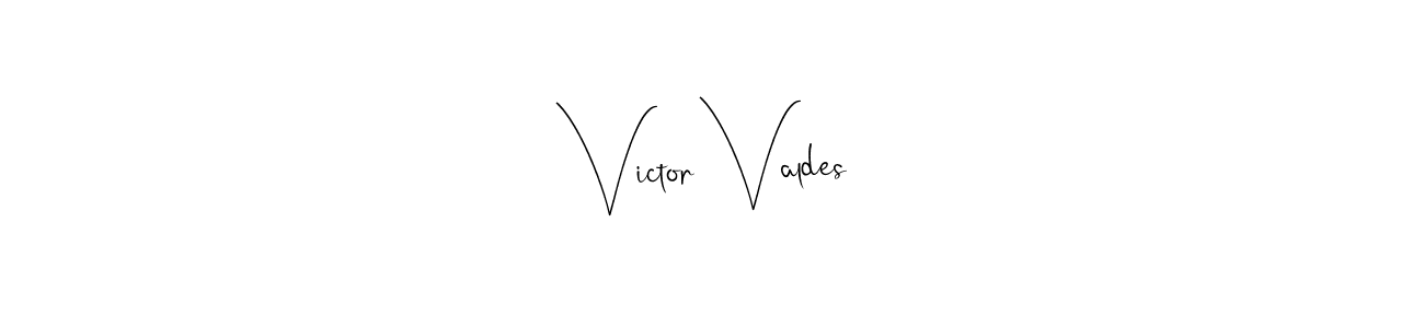 How to make Victor Valdes signature? Andilay-7BmLP is a professional autograph style. Create handwritten signature for Victor Valdes name. Victor Valdes signature style 4 images and pictures png