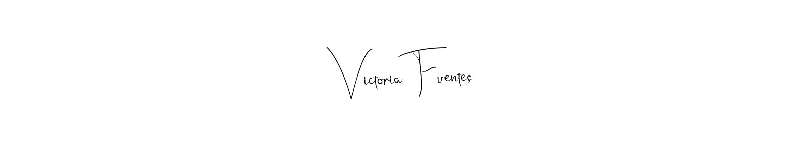 Make a beautiful signature design for name Victoria Fuentes. Use this online signature maker to create a handwritten signature for free. Victoria Fuentes signature style 4 images and pictures png
