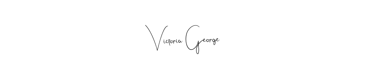 How to make Victoria George signature? Andilay-7BmLP is a professional autograph style. Create handwritten signature for Victoria George name. Victoria George signature style 4 images and pictures png