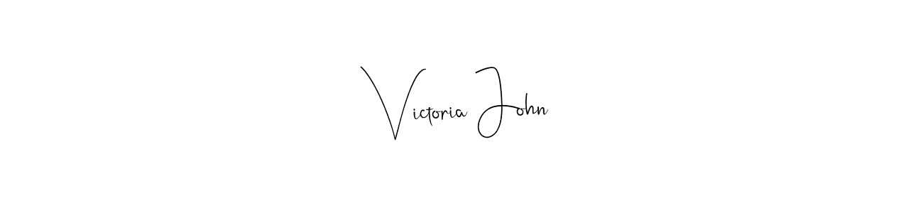 Make a beautiful signature design for name Victoria John. Use this online signature maker to create a handwritten signature for free. Victoria John signature style 4 images and pictures png
