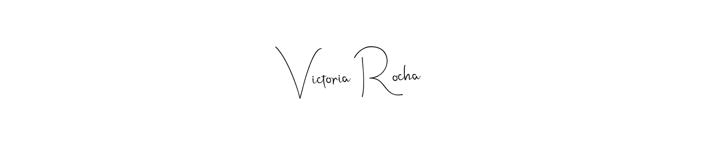 Use a signature maker to create a handwritten signature online. With this signature software, you can design (Andilay-7BmLP) your own signature for name Victoria Rocha. Victoria Rocha signature style 4 images and pictures png