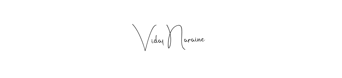 Once you've used our free online signature maker to create your best signature Andilay-7BmLP style, it's time to enjoy all of the benefits that Vidal Naraine name signing documents. Vidal Naraine signature style 4 images and pictures png