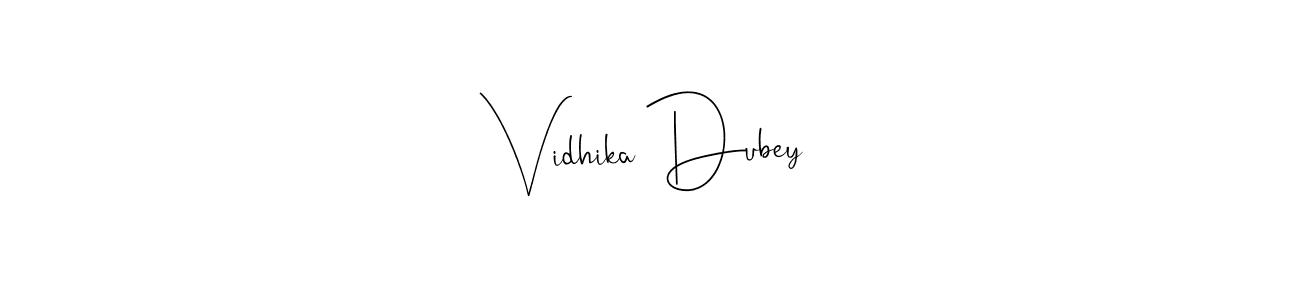Here are the top 10 professional signature styles for the name Vidhika Dubey. These are the best autograph styles you can use for your name. Vidhika Dubey signature style 4 images and pictures png