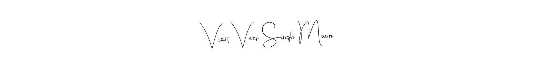 How to Draw Vidit Veer Singh Maan signature style? Andilay-7BmLP is a latest design signature styles for name Vidit Veer Singh Maan. Vidit Veer Singh Maan signature style 4 images and pictures png