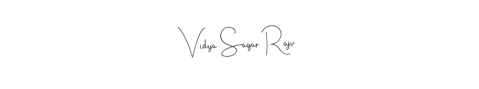 Also we have Vidya Sagar Raju name is the best signature style. Create professional handwritten signature collection using Andilay-7BmLP autograph style. Vidya Sagar Raju signature style 4 images and pictures png