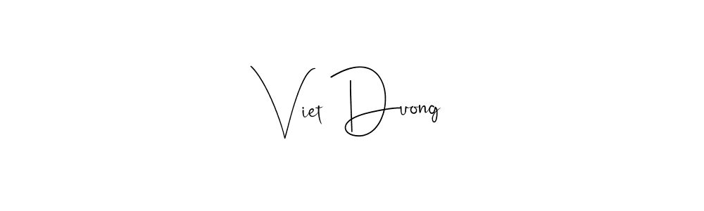 How to make Viet Duong signature? Andilay-7BmLP is a professional autograph style. Create handwritten signature for Viet Duong name. Viet Duong signature style 4 images and pictures png