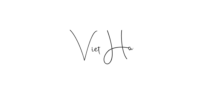 Make a short Viet Ha signature style. Manage your documents anywhere anytime using Andilay-7BmLP. Create and add eSignatures, submit forms, share and send files easily. Viet Ha signature style 4 images and pictures png