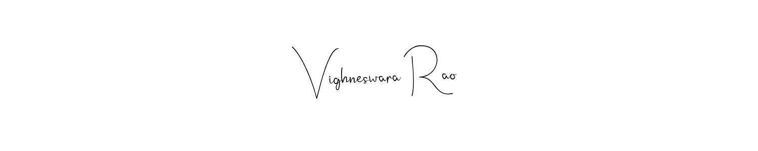 Make a beautiful signature design for name Vighneswara Rao. With this signature (Andilay-7BmLP) style, you can create a handwritten signature for free. Vighneswara Rao signature style 4 images and pictures png