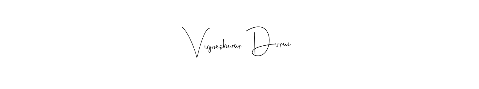 You can use this online signature creator to create a handwritten signature for the name Vigneshwar Durai. This is the best online autograph maker. Vigneshwar Durai signature style 4 images and pictures png