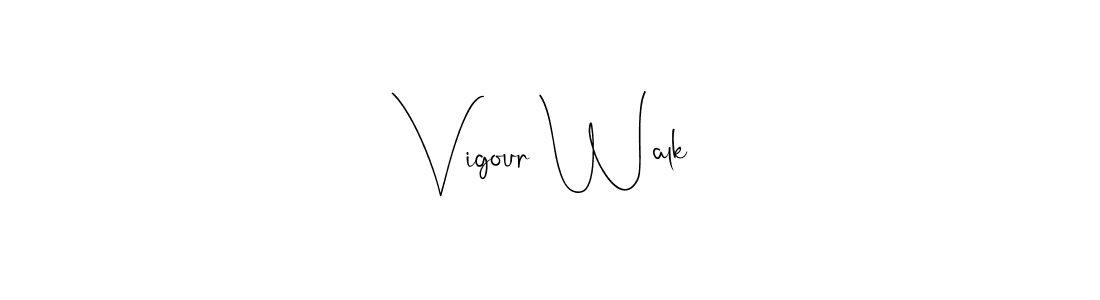 How to Draw Vigour Walk signature style? Andilay-7BmLP is a latest design signature styles for name Vigour Walk. Vigour Walk signature style 4 images and pictures png