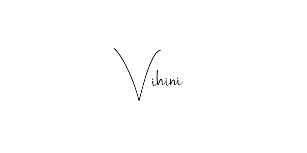 You should practise on your own different ways (Andilay-7BmLP) to write your name (Vihini) in signature. don't let someone else do it for you. Vihini signature style 4 images and pictures png
