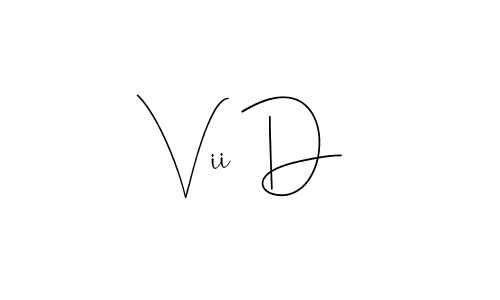 Also You can easily find your signature by using the search form. We will create Vii D name handwritten signature images for you free of cost using Andilay-7BmLP sign style. Vii D signature style 4 images and pictures png