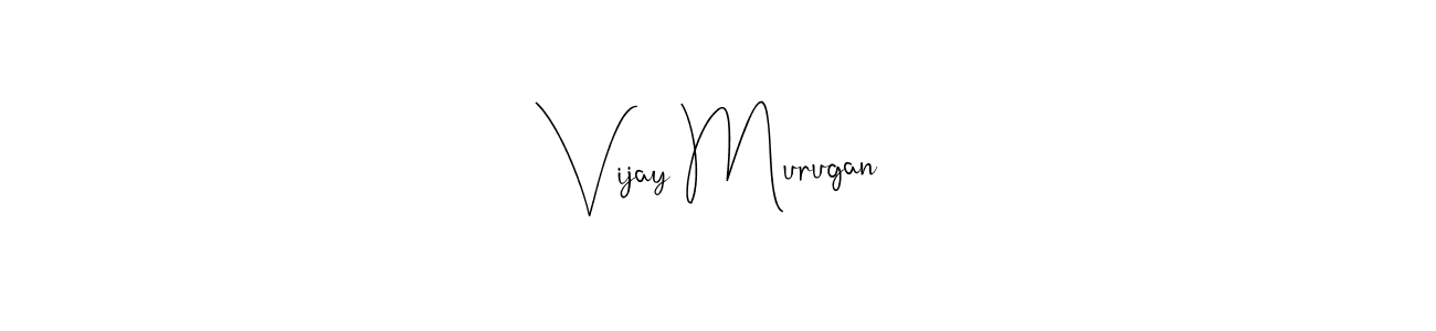 Design your own signature with our free online signature maker. With this signature software, you can create a handwritten (Andilay-7BmLP) signature for name Vijay Murugan. Vijay Murugan signature style 4 images and pictures png