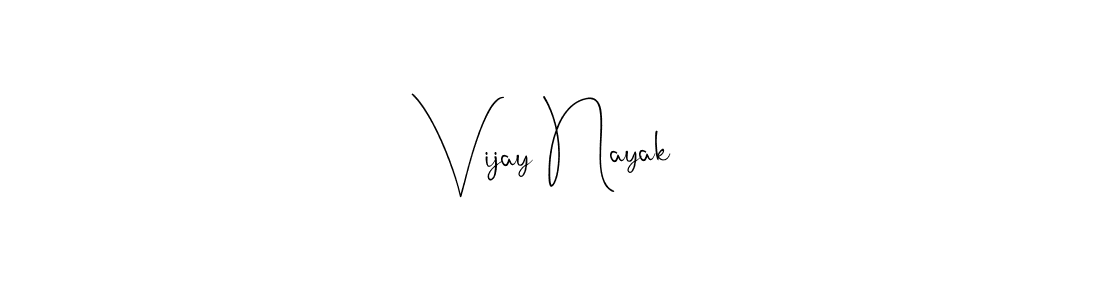 Make a beautiful signature design for name Vijay Nayak. Use this online signature maker to create a handwritten signature for free. Vijay Nayak signature style 4 images and pictures png