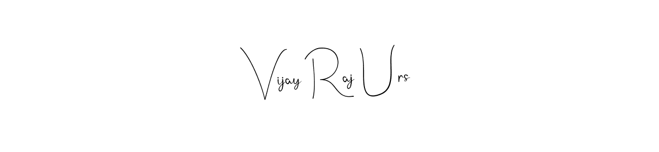 Make a beautiful signature design for name Vijay Raj Urs. With this signature (Andilay-7BmLP) style, you can create a handwritten signature for free. Vijay Raj Urs signature style 4 images and pictures png