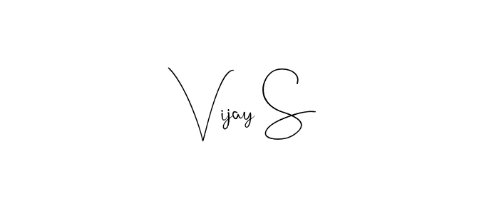 Make a beautiful signature design for name Vijay S. Use this online signature maker to create a handwritten signature for free. Vijay S signature style 4 images and pictures png