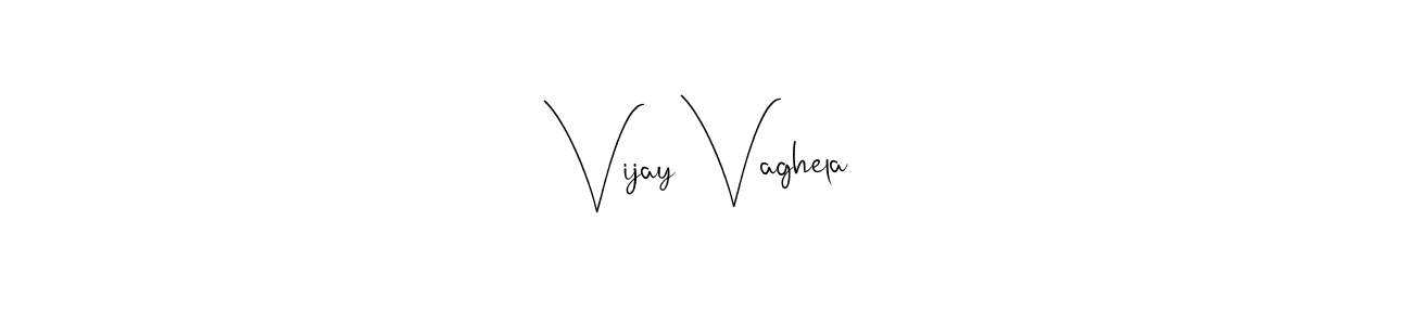 Use a signature maker to create a handwritten signature online. With this signature software, you can design (Andilay-7BmLP) your own signature for name Vijay Vaghela. Vijay Vaghela signature style 4 images and pictures png
